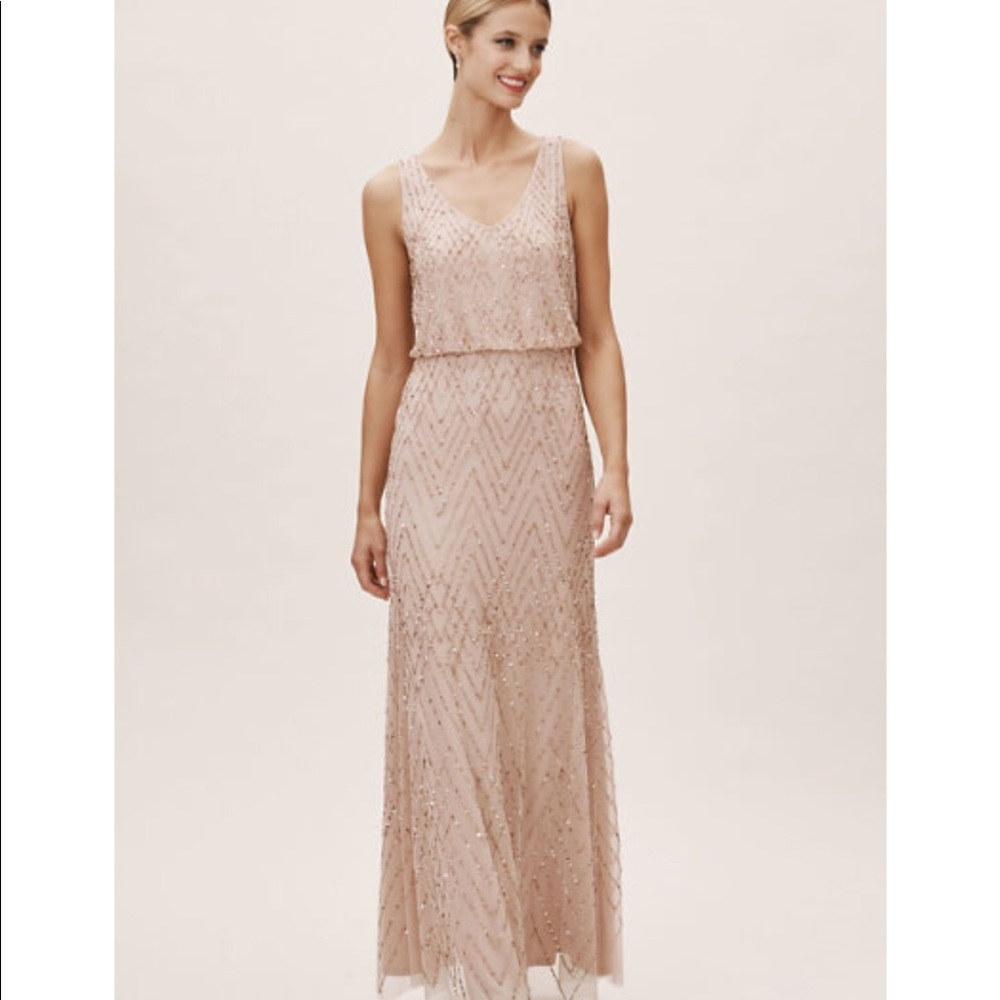 BHLDN Blaise blush gown